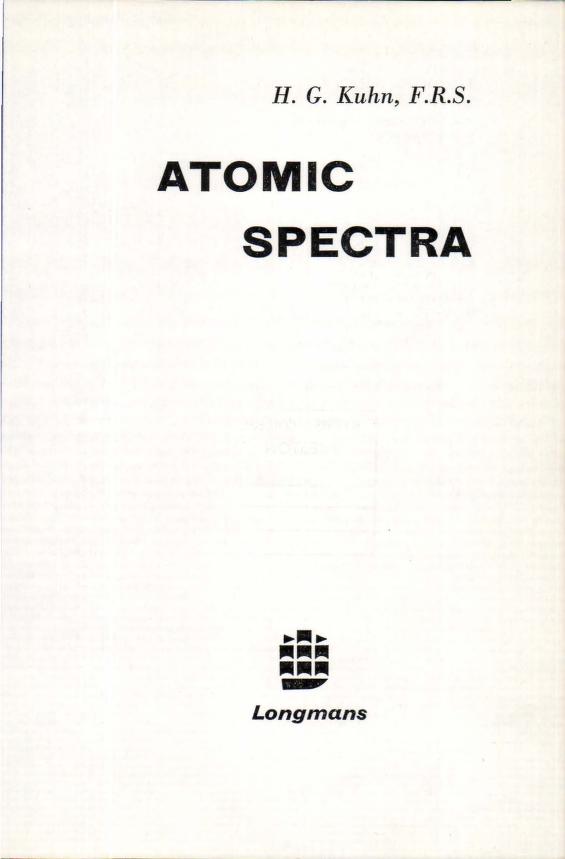 atomic spectra meaning