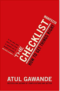 checklist manifesto by atul gawande